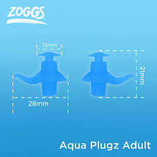 Zoggs Aqua Plugz Earbuds for Swimming - Blue - 6