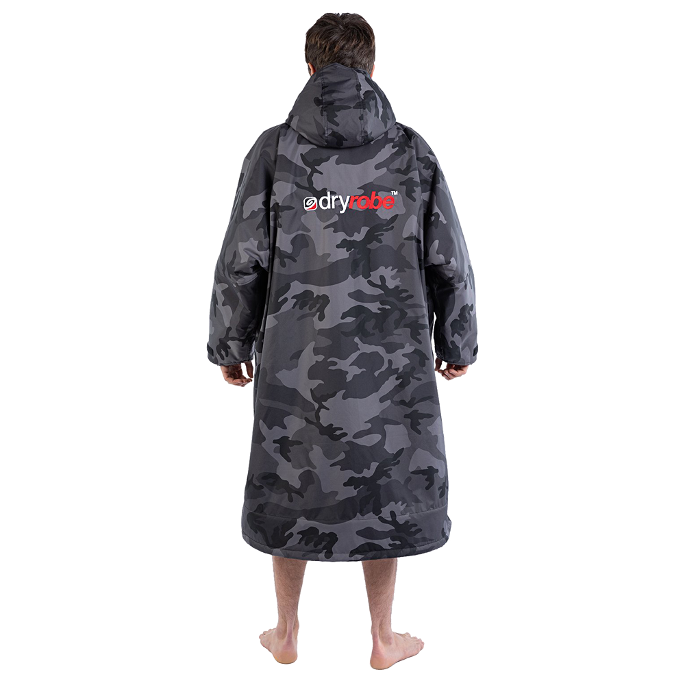 Dryrobe Advance Long Sleeve - Black Camo/Black - 5