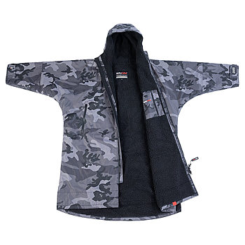 Dryrobe Advance Long Sleeve - Black Camo/Black