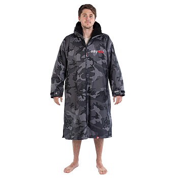 Dryrobe Advance Long Sleeve - Black Camo/Black