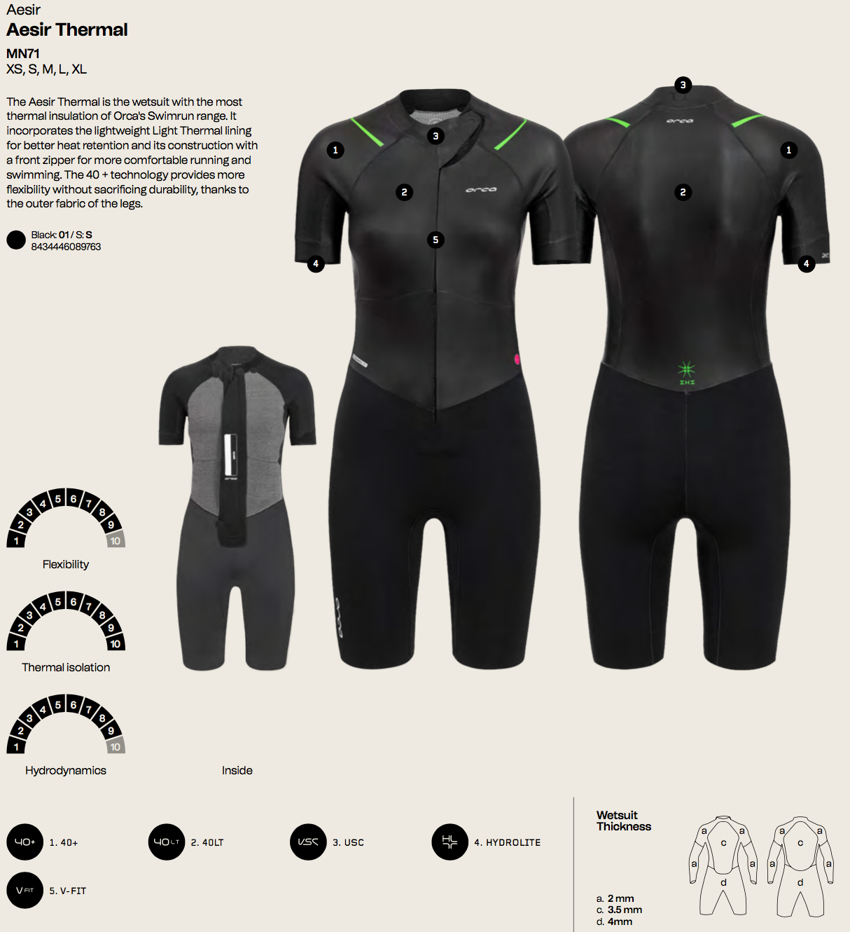 Orca Aesir Thermal Swimrun Woman   - 4