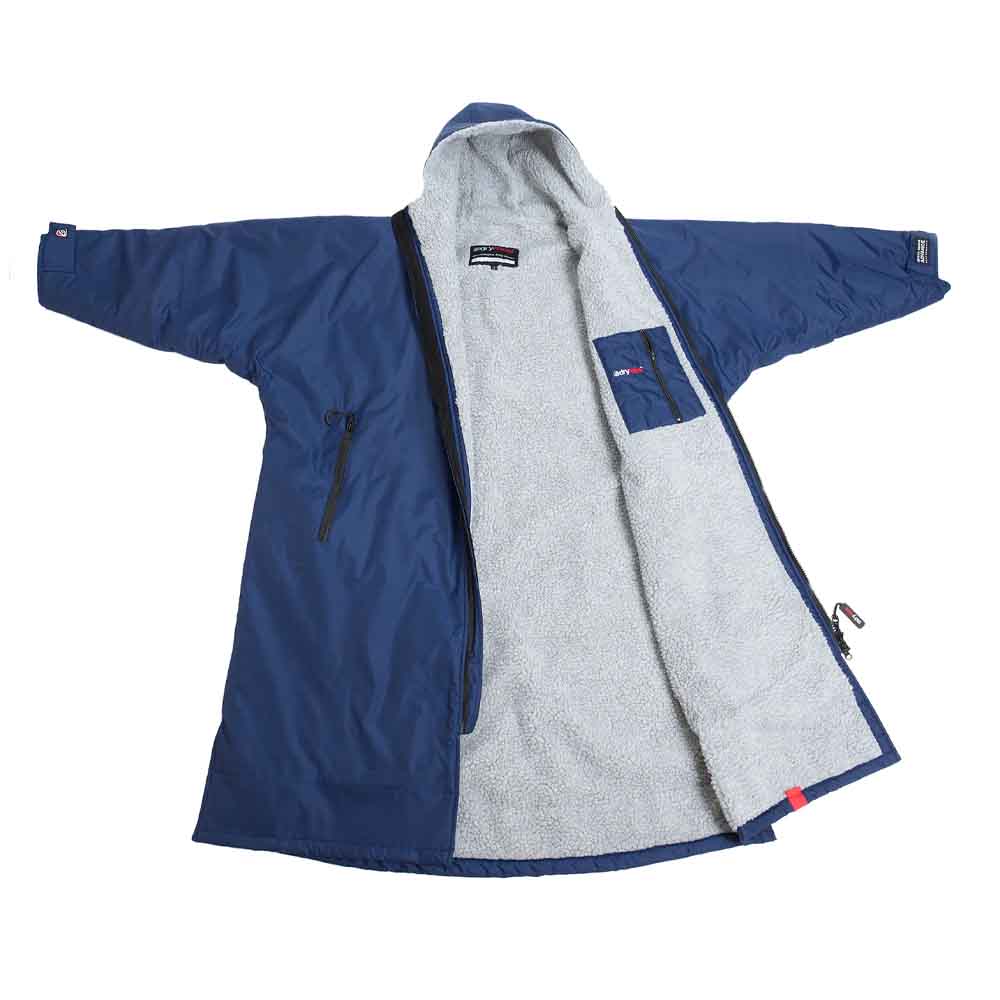 Dryrobe Advance Long Sleeve - Navy/Grey