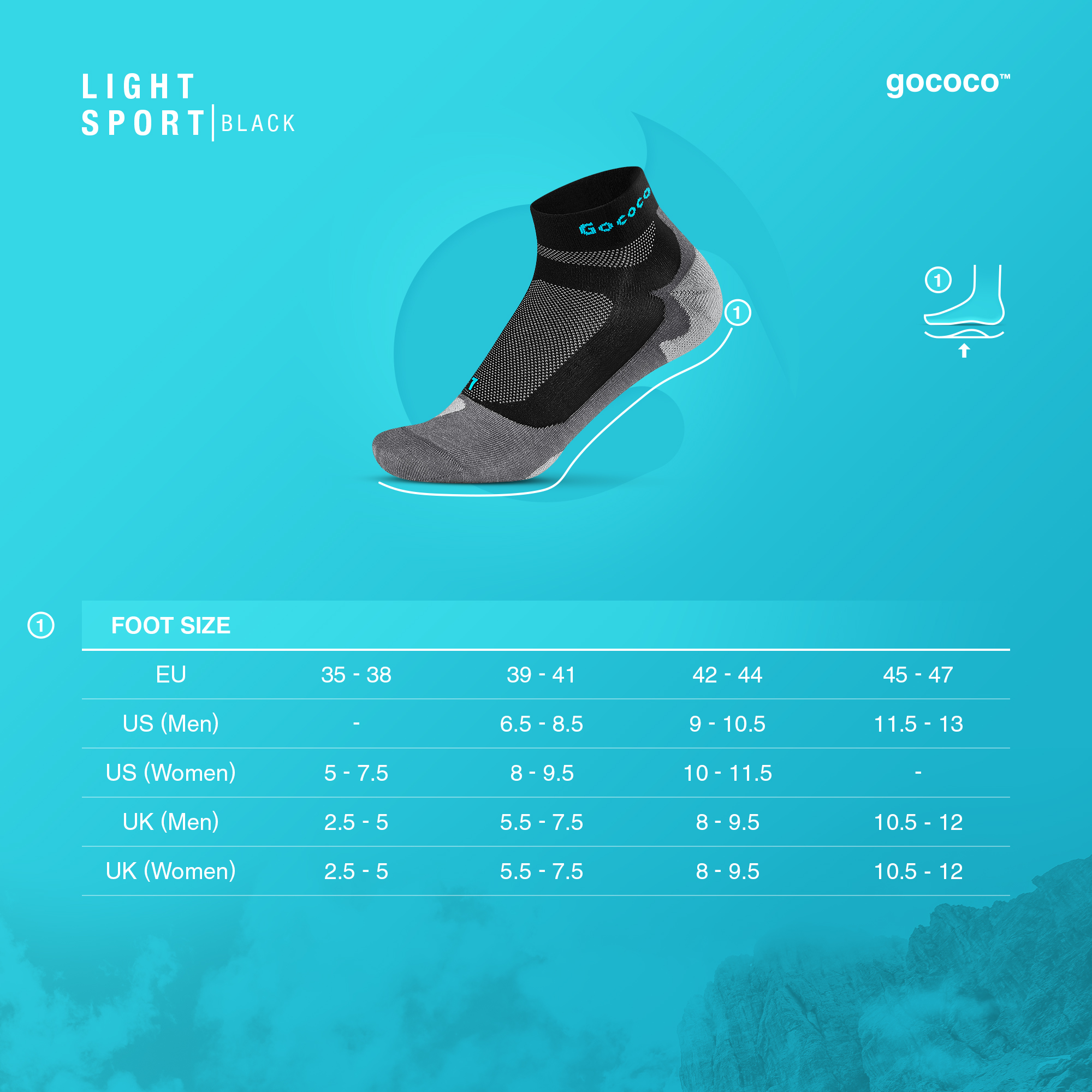 Gococo Light Sport Socks - 7