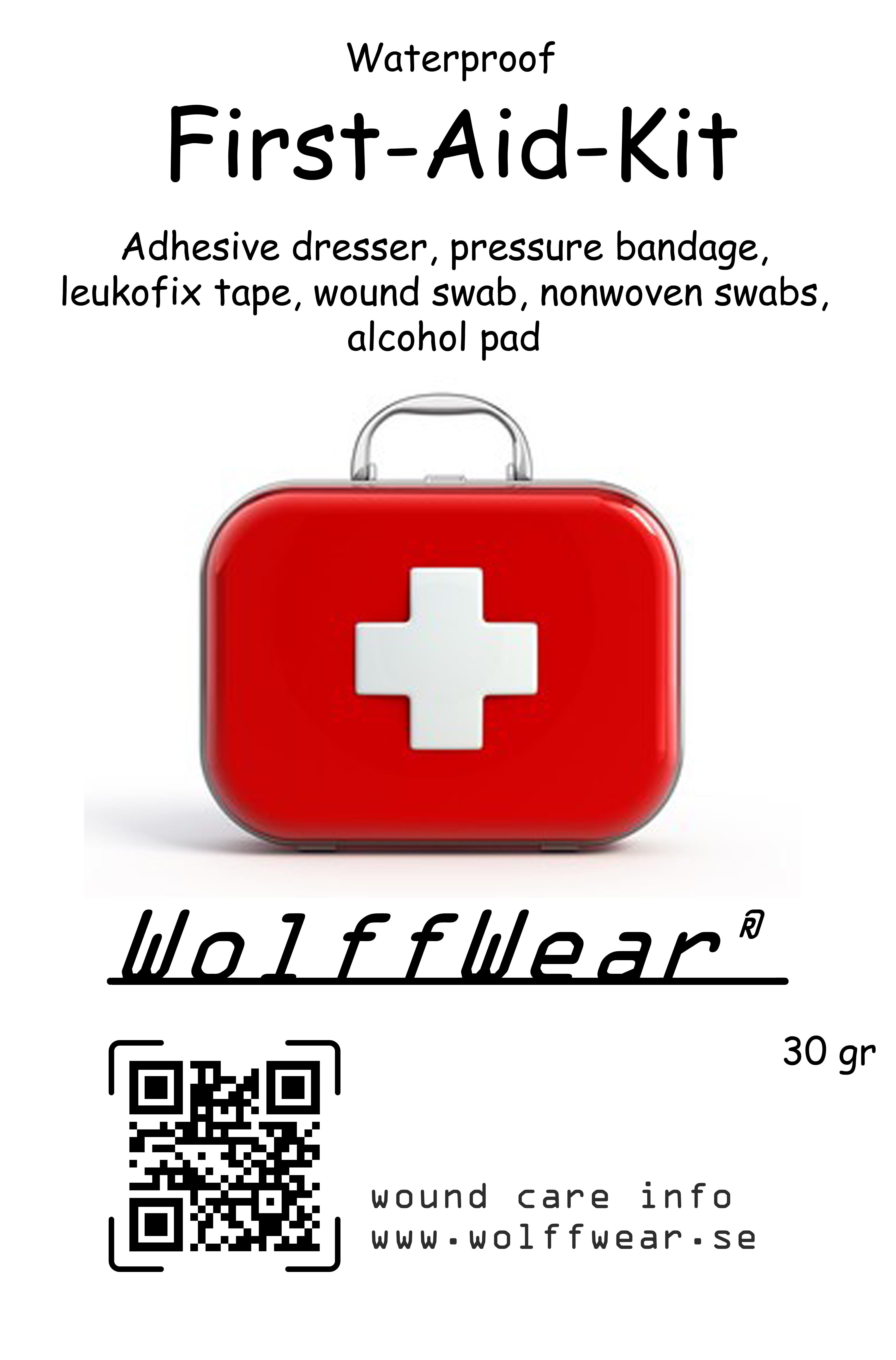 Wolffwear vandtæt førstehjælpskasse - 2