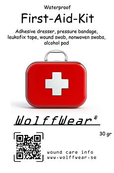 Wolffwear vanntett førstehjelpsutstyr