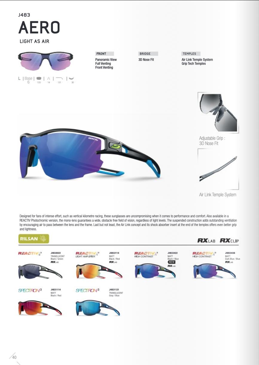 Julbo Aero Black/Blue RV P1-3HC MLBL - 6