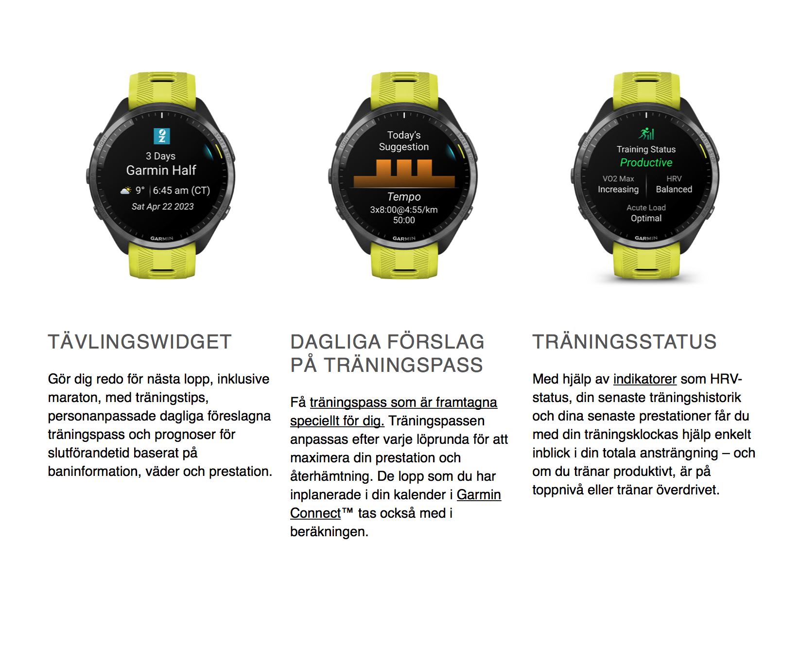 Garmin Forerunner® 965 Yellow - 11