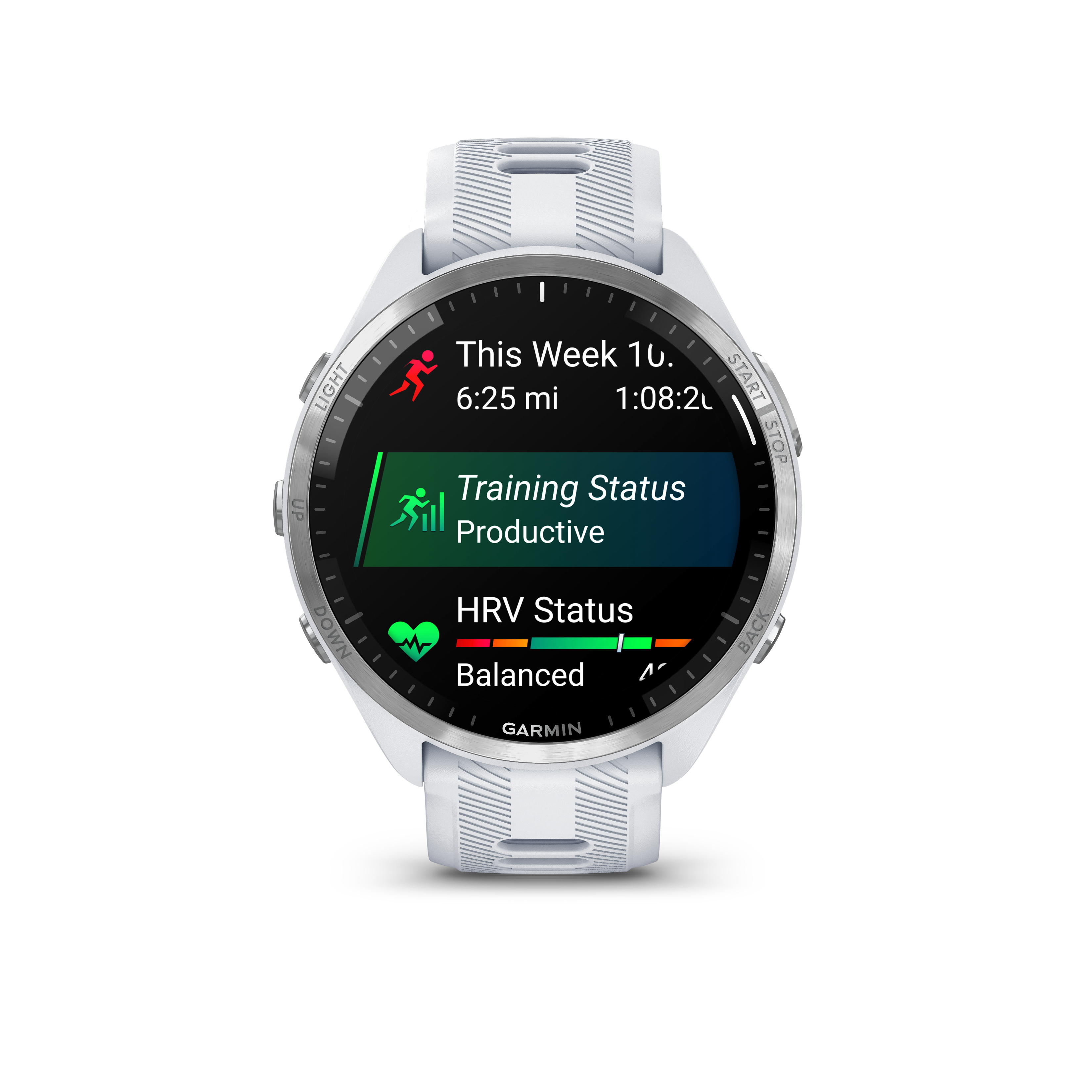 Garmin Forerunner® 965 White/Gray - 12