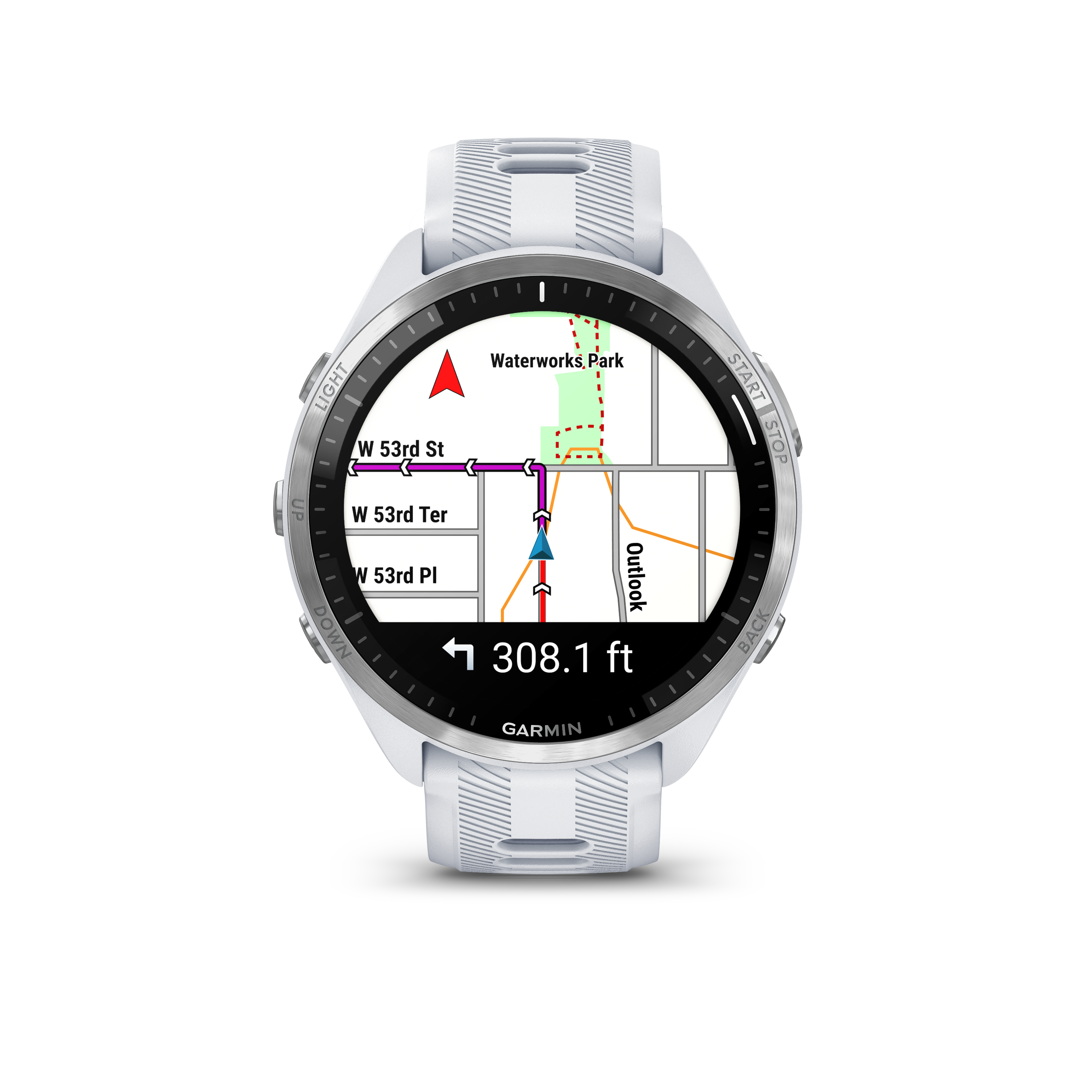 Garmin Forerunner® 965 White/Gray - 10