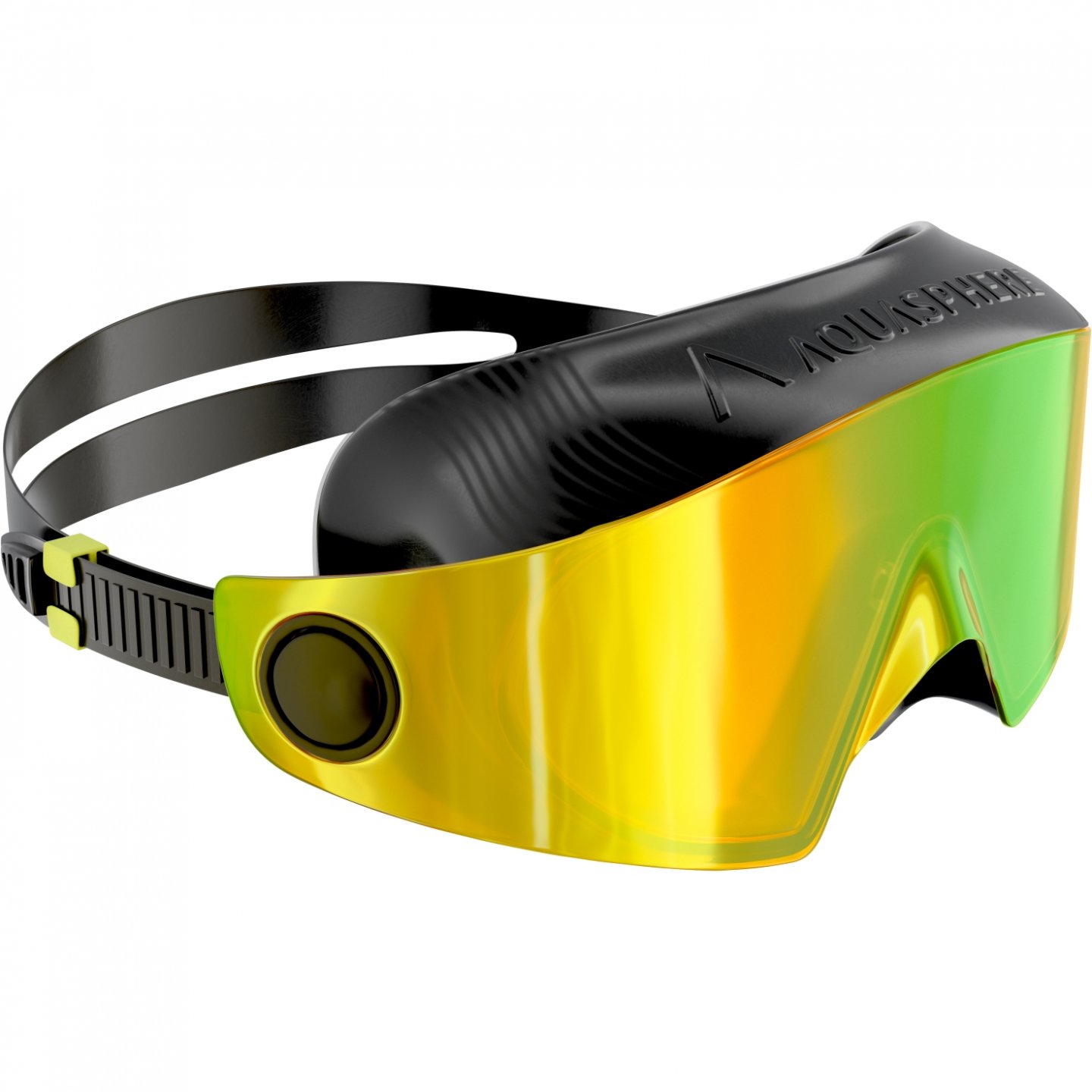 Aqua Sphere Defy Ultra Swim Goggles - Yellow Titanium Mirrored - 3