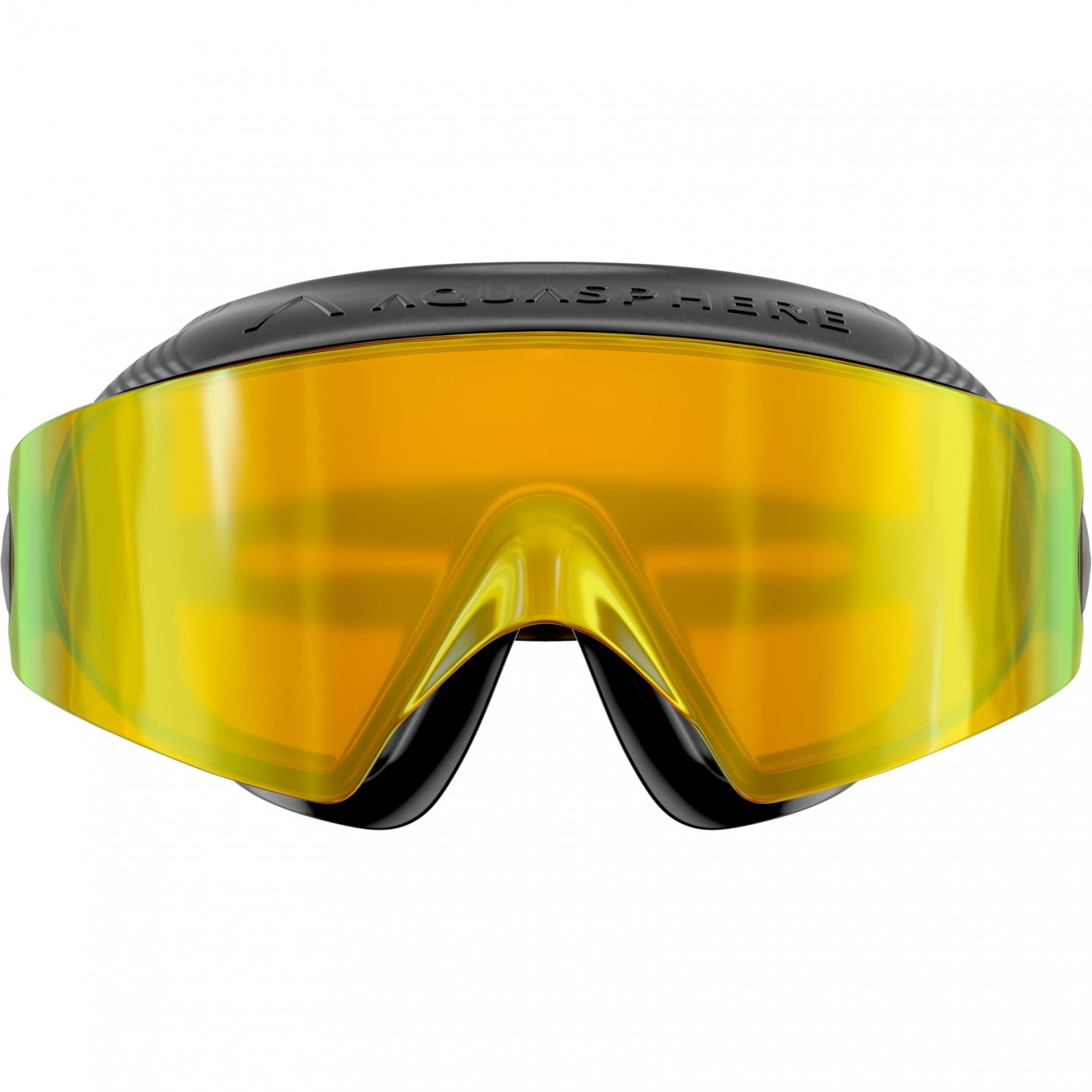 Aqua Sphere Defy Ultra Swim Goggles - Yellow Titanium Mirrored