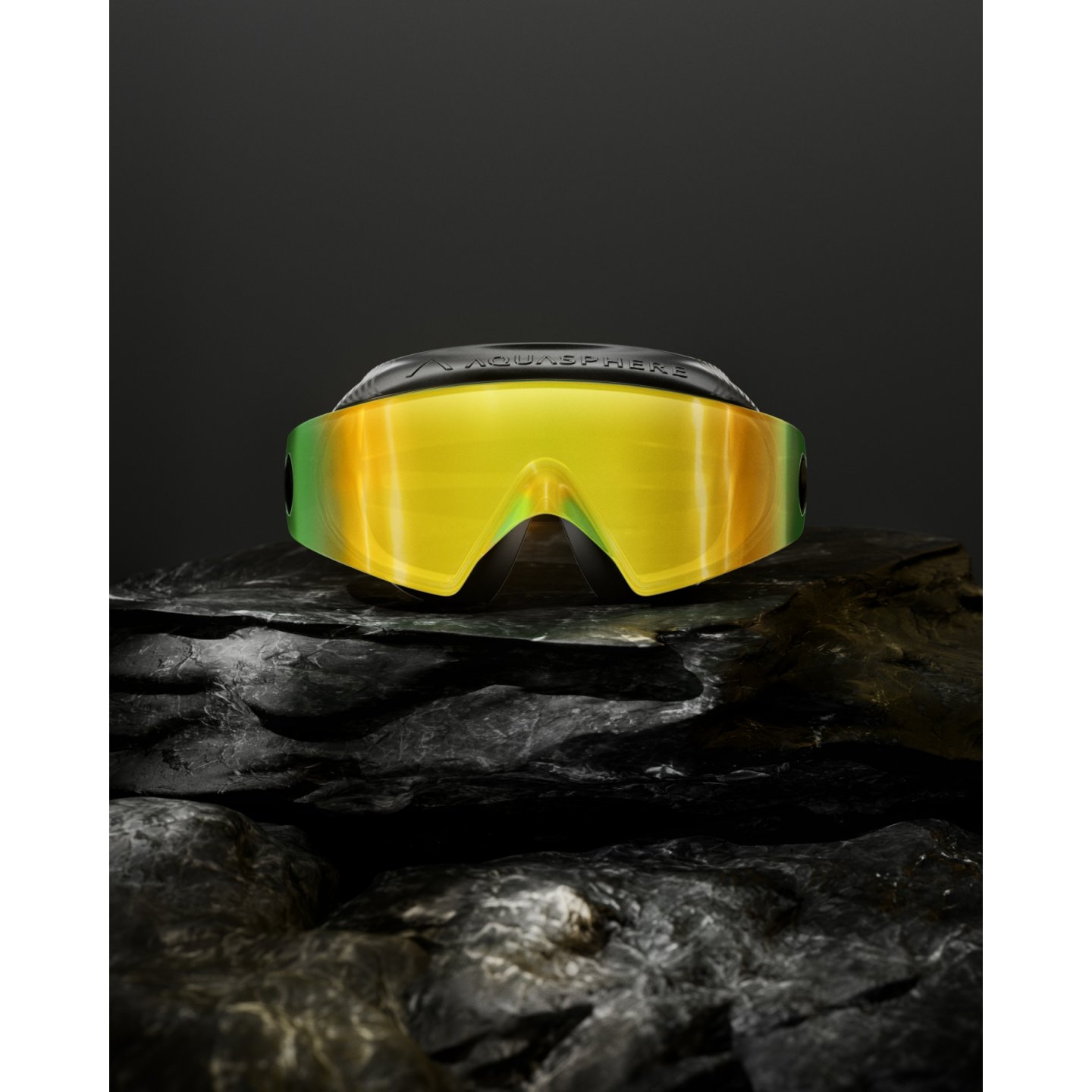 Aqua Sphere Defy Ultra Swim Goggles - Yellow Titanium Mirrored - 4