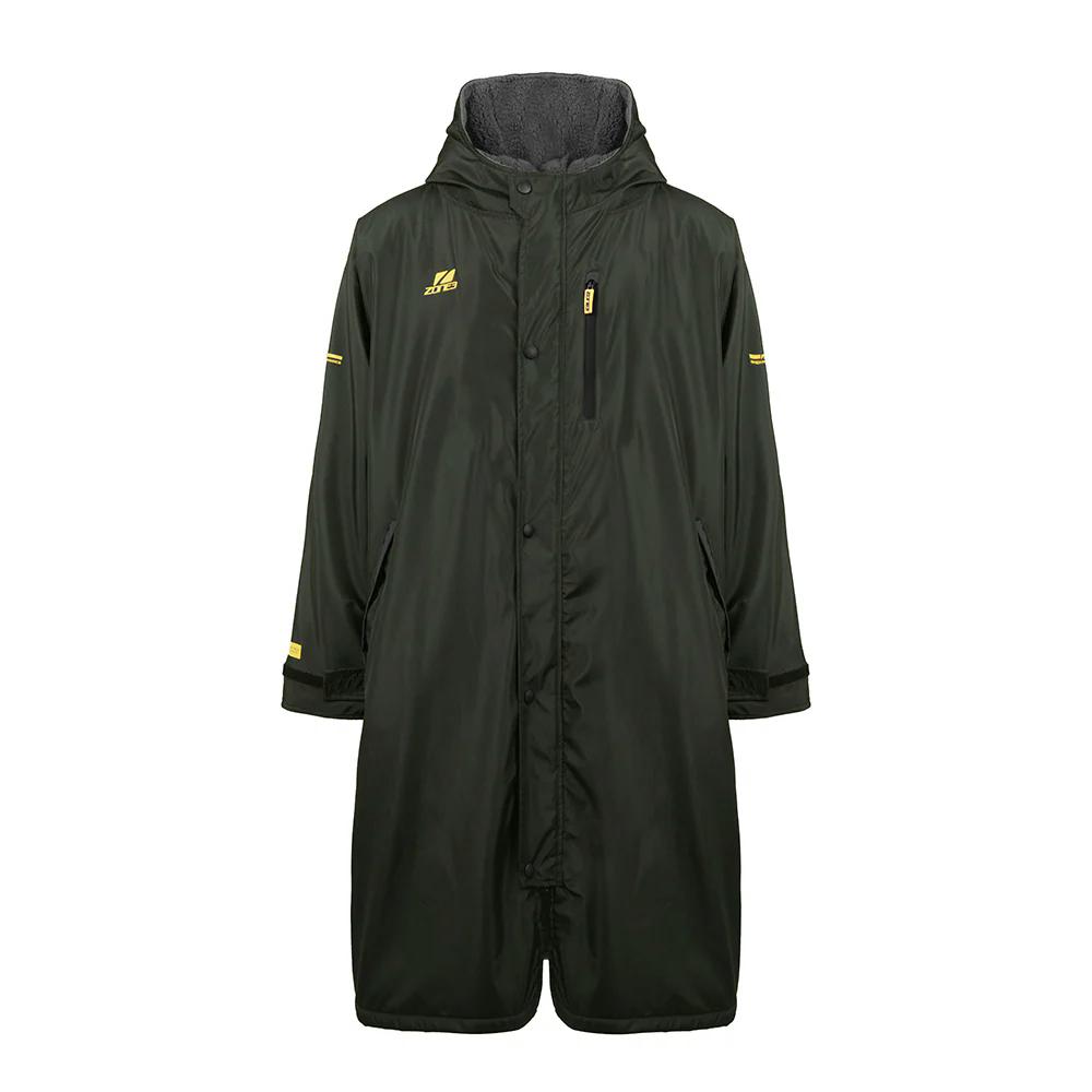 Zone3 Heat-Tech changing robe Khaki/Grey/Yellow