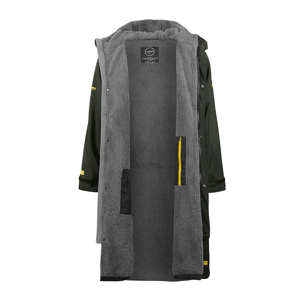 Zone3 Heat-Tech changing robe Khaki/Grey/Yellow - 3