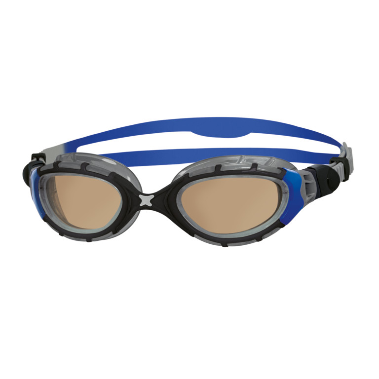 Zoggs Predator Flex - Gray/Blue - Polarized lens