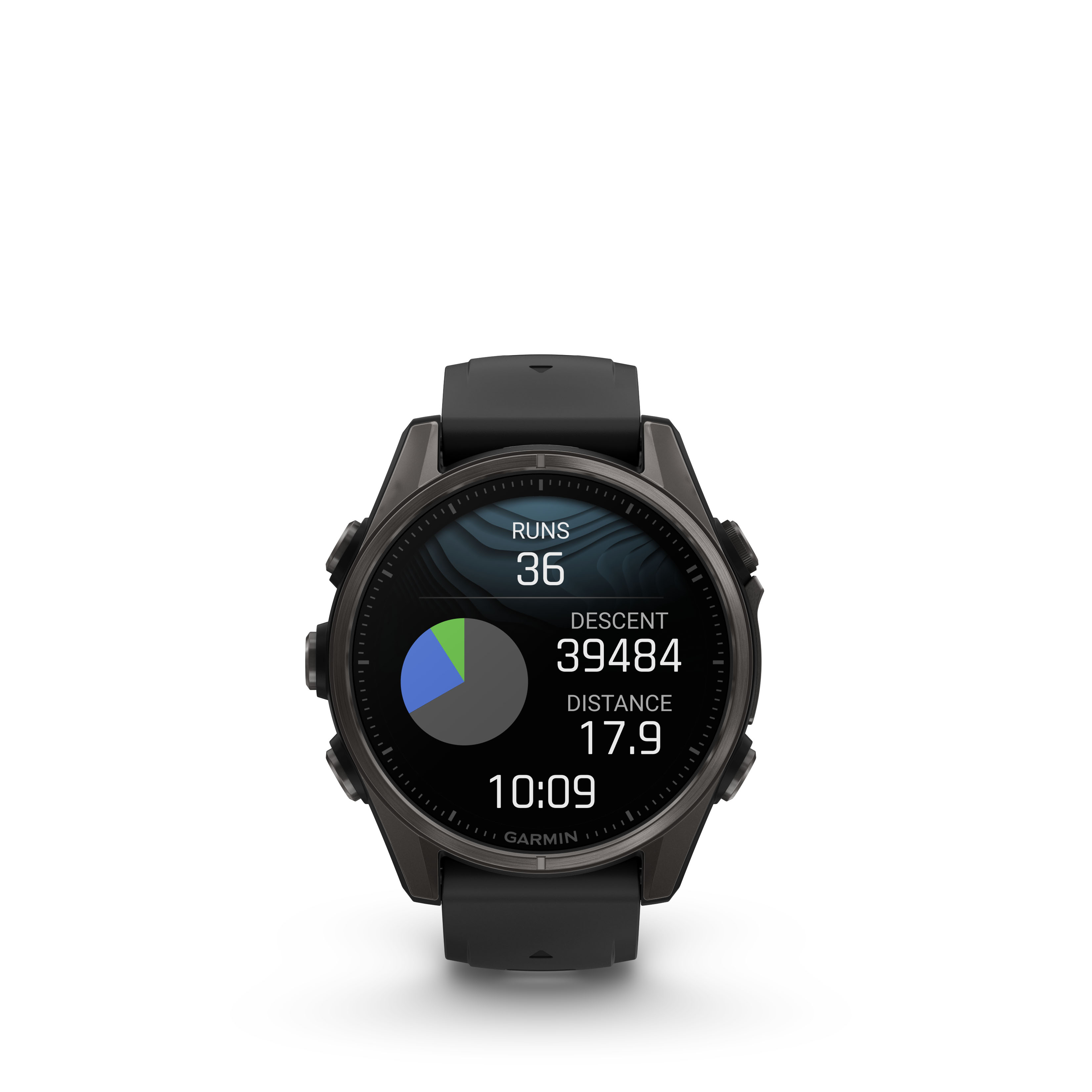Garmin fēnix® 8 PRO -47 mm, AMOLED Sapphire, Gray DLC Titanium with Black/Stone Gray Silicone Strap - 13