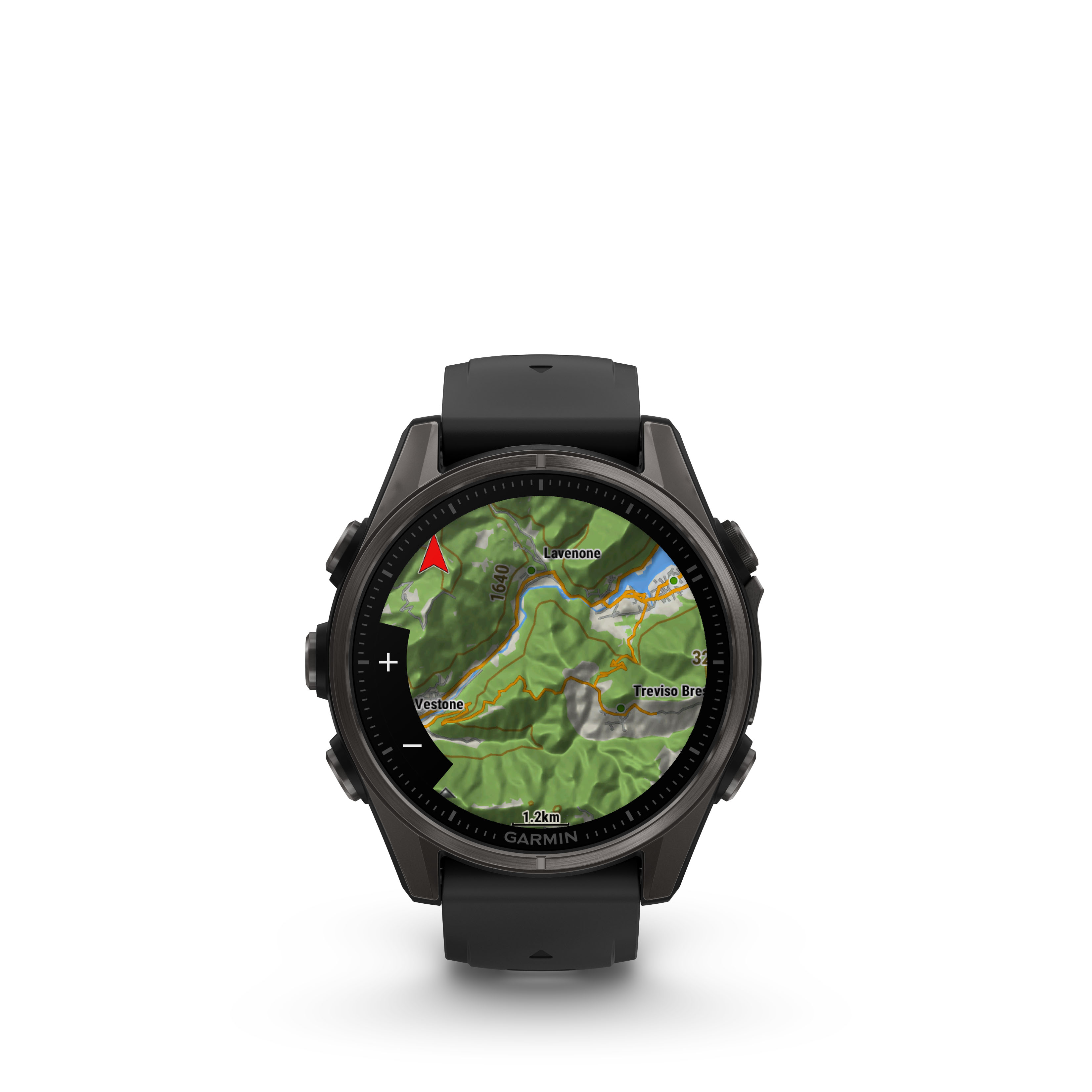 Garmin fēnix® 8 PRO -47 mm, AMOLED Sapphire, Gray DLC Titanium with Black/Stone Gray Silicone Strap - 14