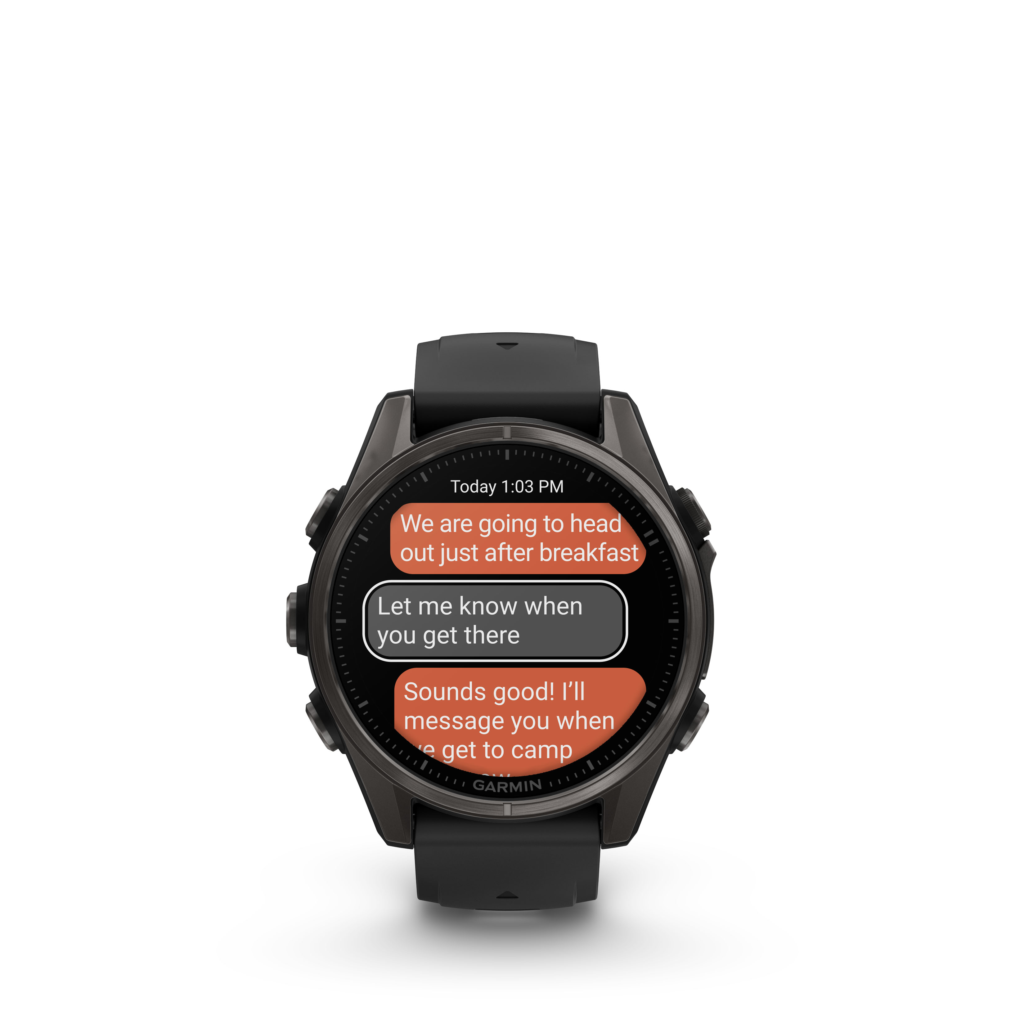 Garmin fēnix® 8 PRO -47 mm, AMOLED Sapphire, Gray DLC Titanium with Black/Stone Gray Silicone Strap - 10