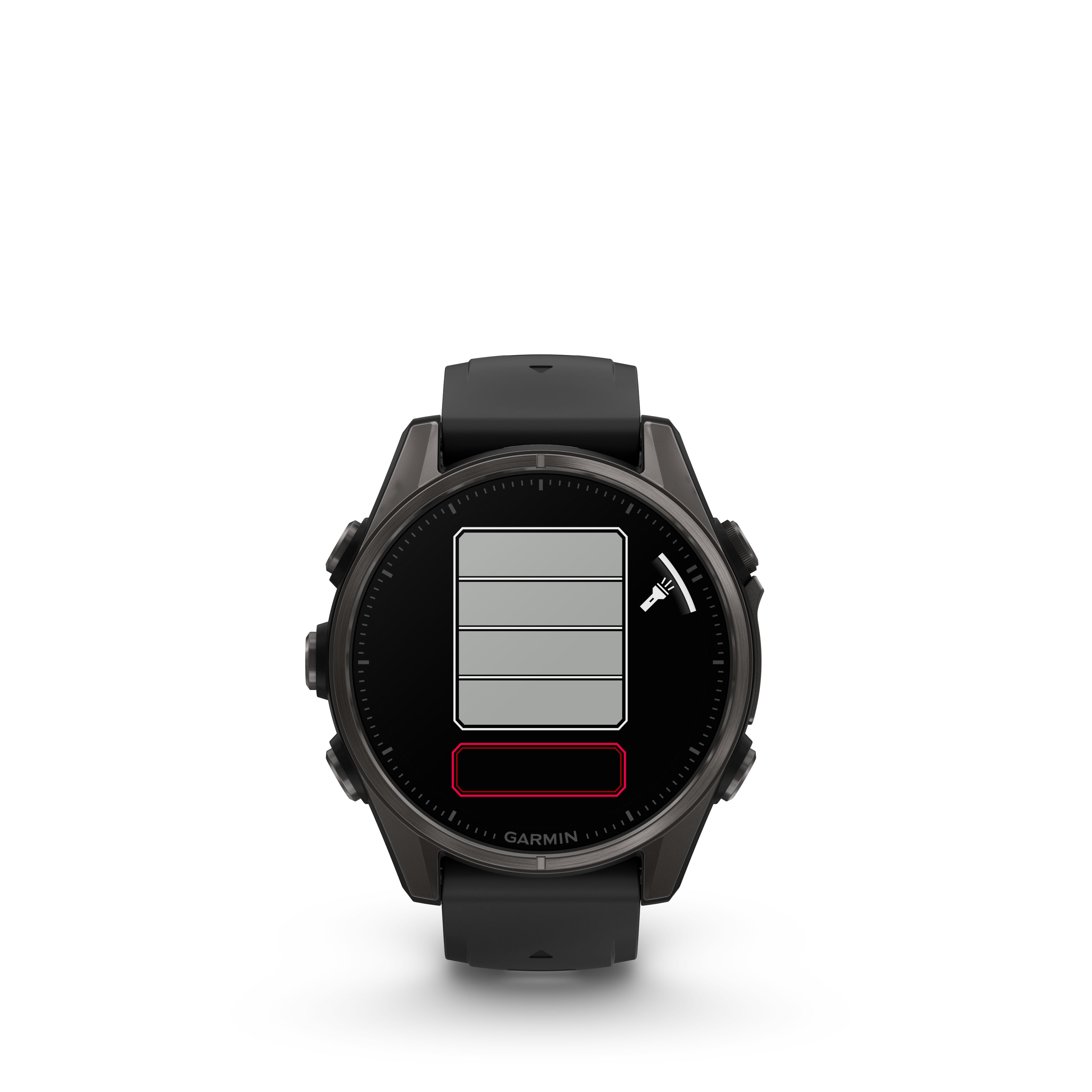 Garmin fēnix® 8 PRO -47 mm, AMOLED Sapphire, Gray DLC Titanium with Black/Stone Gray Silicone Strap - 9