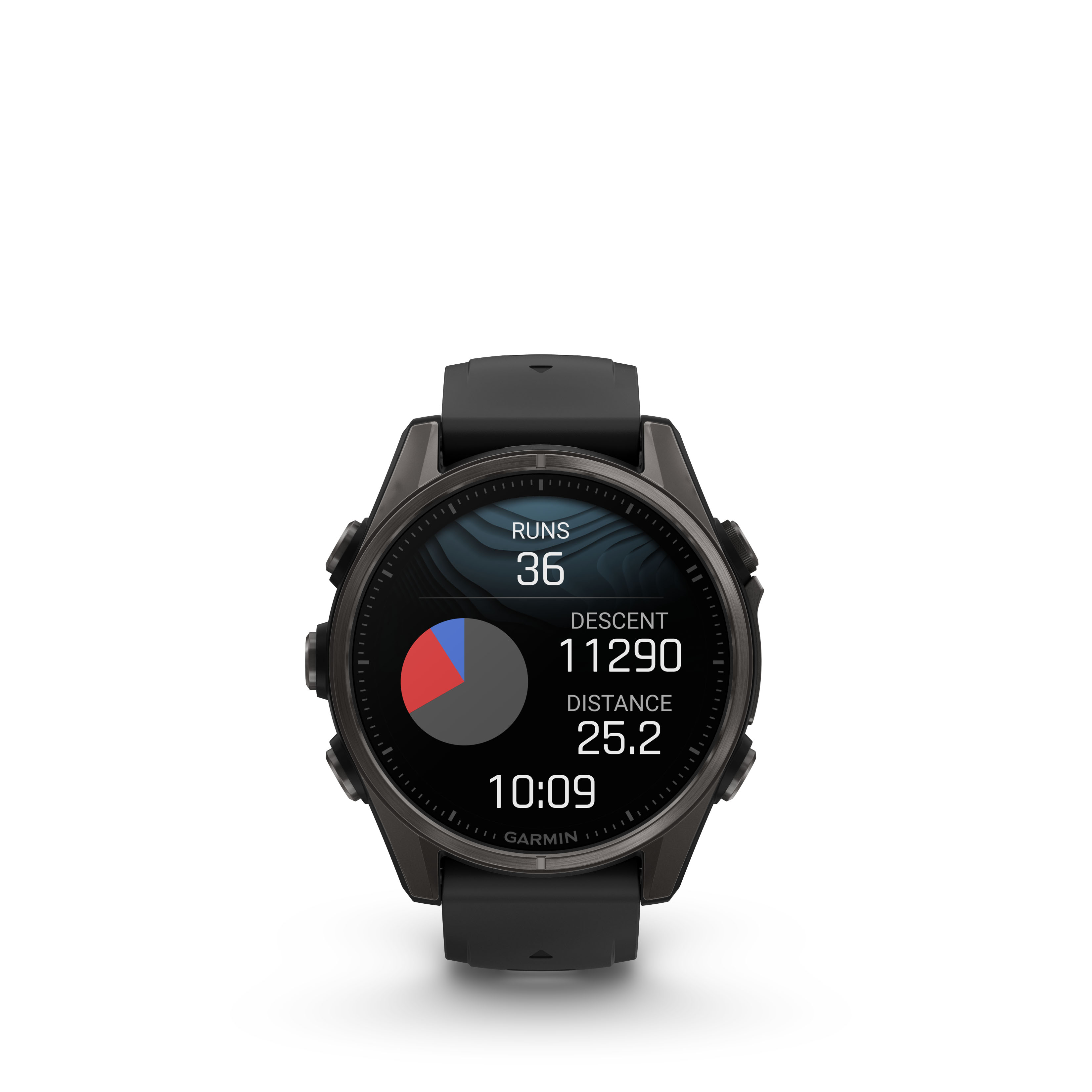 Garmin fēnix® 8 PRO -47 mm, AMOLED Sapphire, Gray DLC Titanium with Black/Stone Gray Silicone Strap - 12