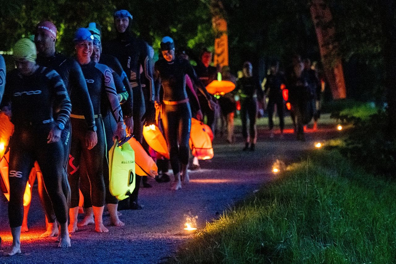 Nattsimning i Brunnsviken  1 September 2027 - 3
