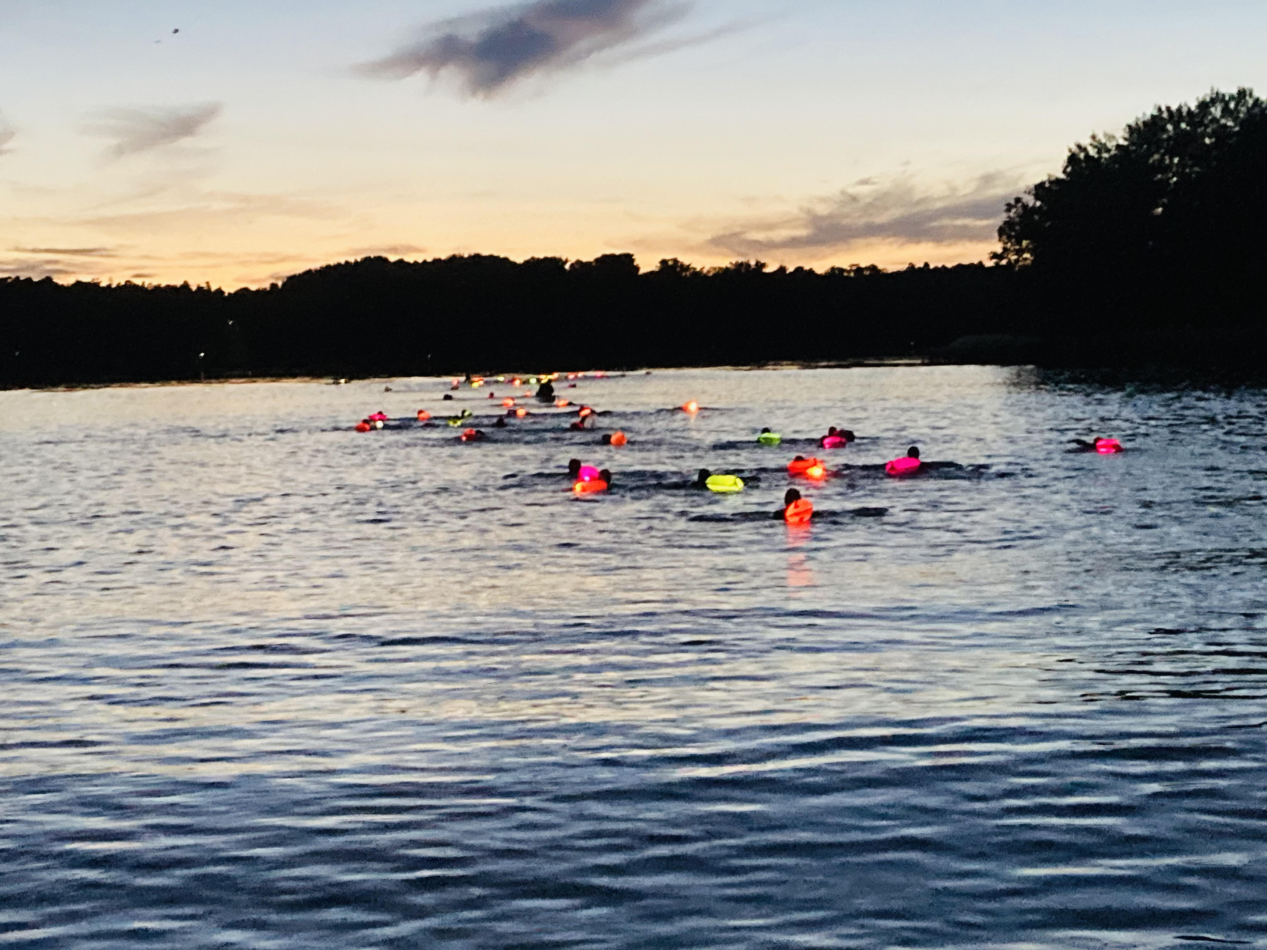 Nattsimning i Brunnsviken  1 September 2027 - 5