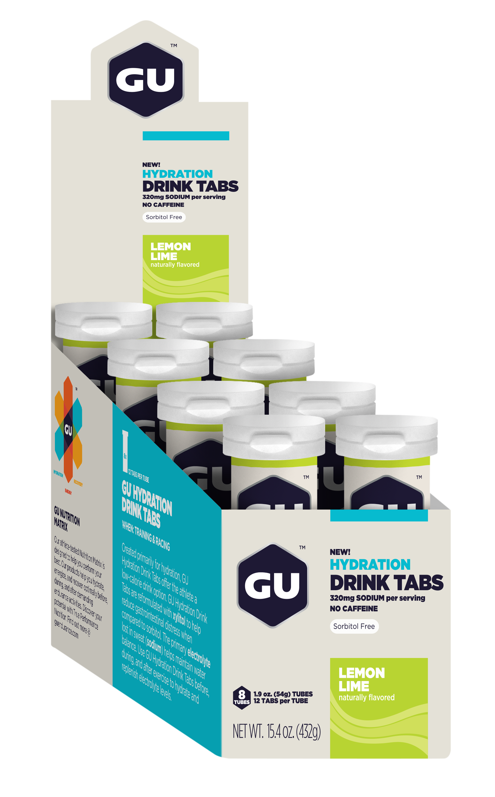 GU Hydration Drikk Tabletter - Lemon / Lime - 2