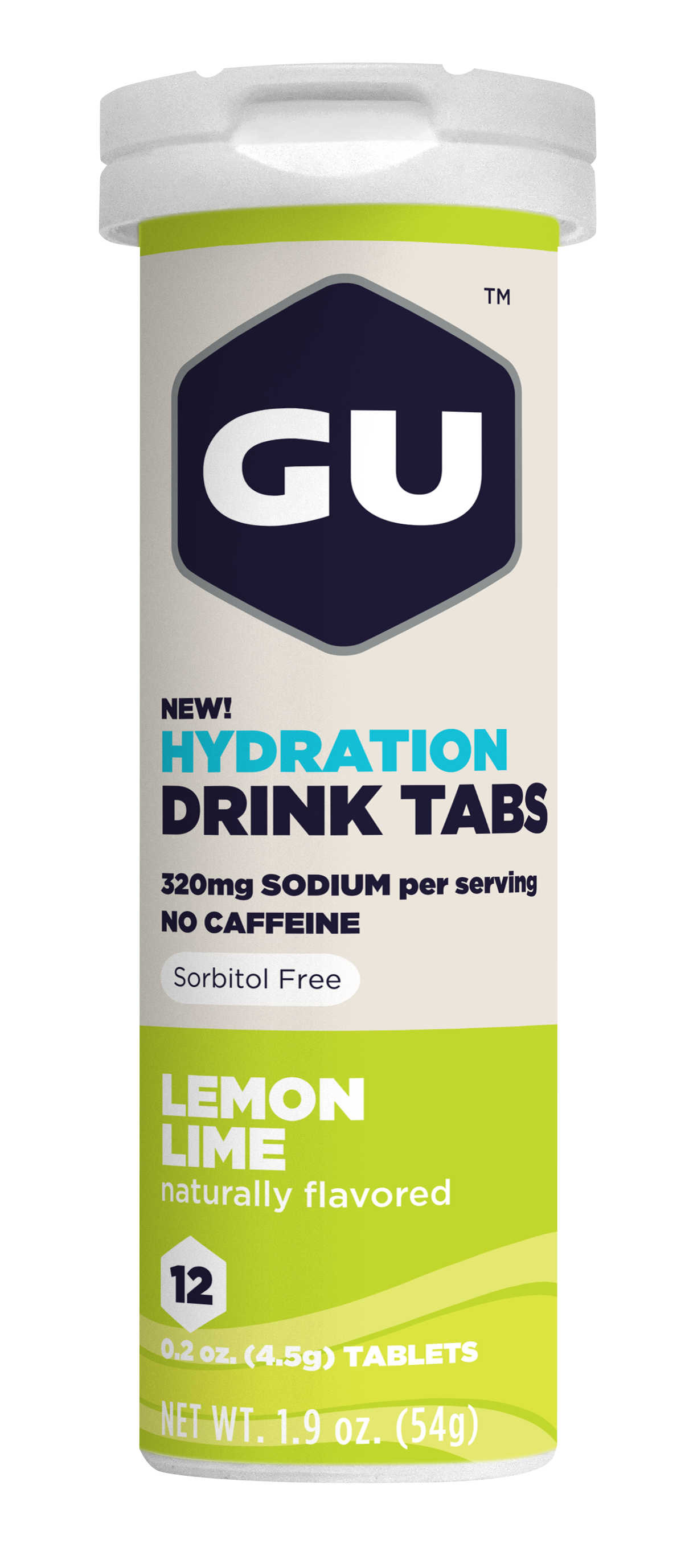 GU Hydration Drikk Tabletter - Lemon / Lime - 3