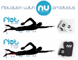 NU Swimrun Buoyancy system calf, Float calfs - 4