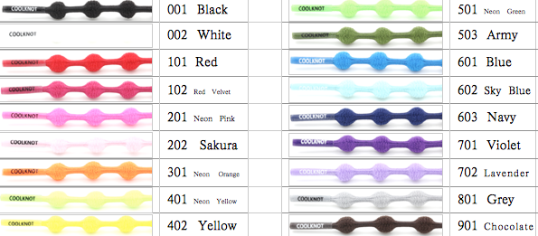 Coolknot Tie Constant Tension Elastic Shoelaces 75cm - 5
