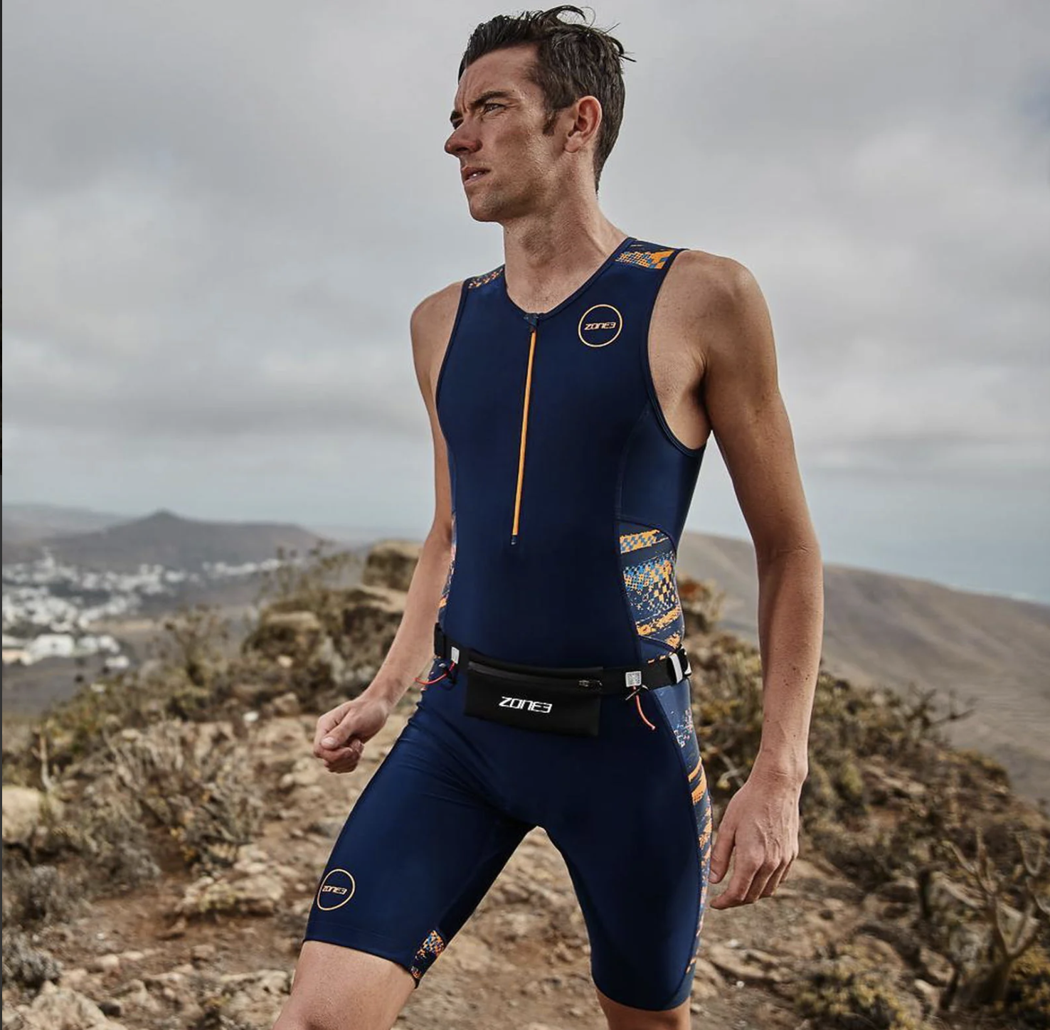 Zone3 Race Belt with neoprene pouch - 2