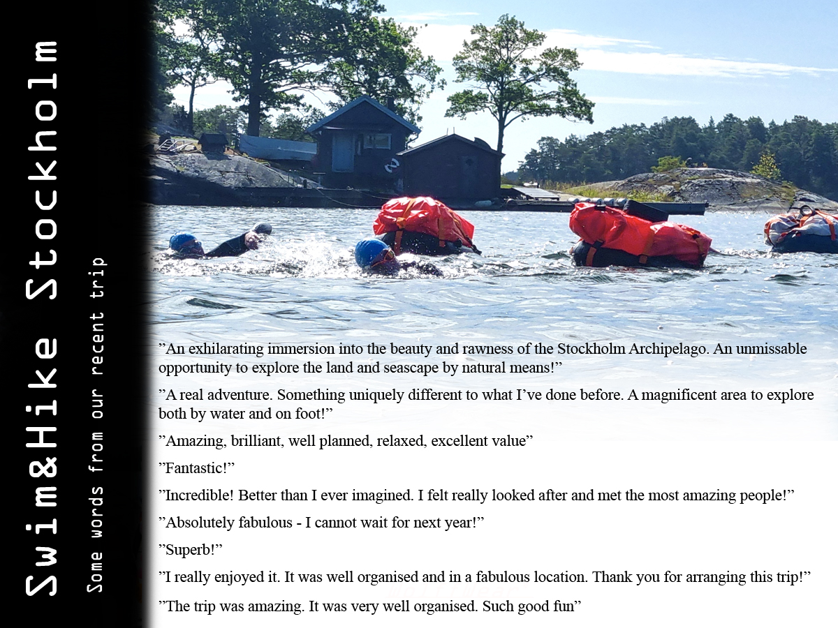 Cross Country Swim weekend - Stockholms Archipelago 20-23 Augusti 2026 - 2