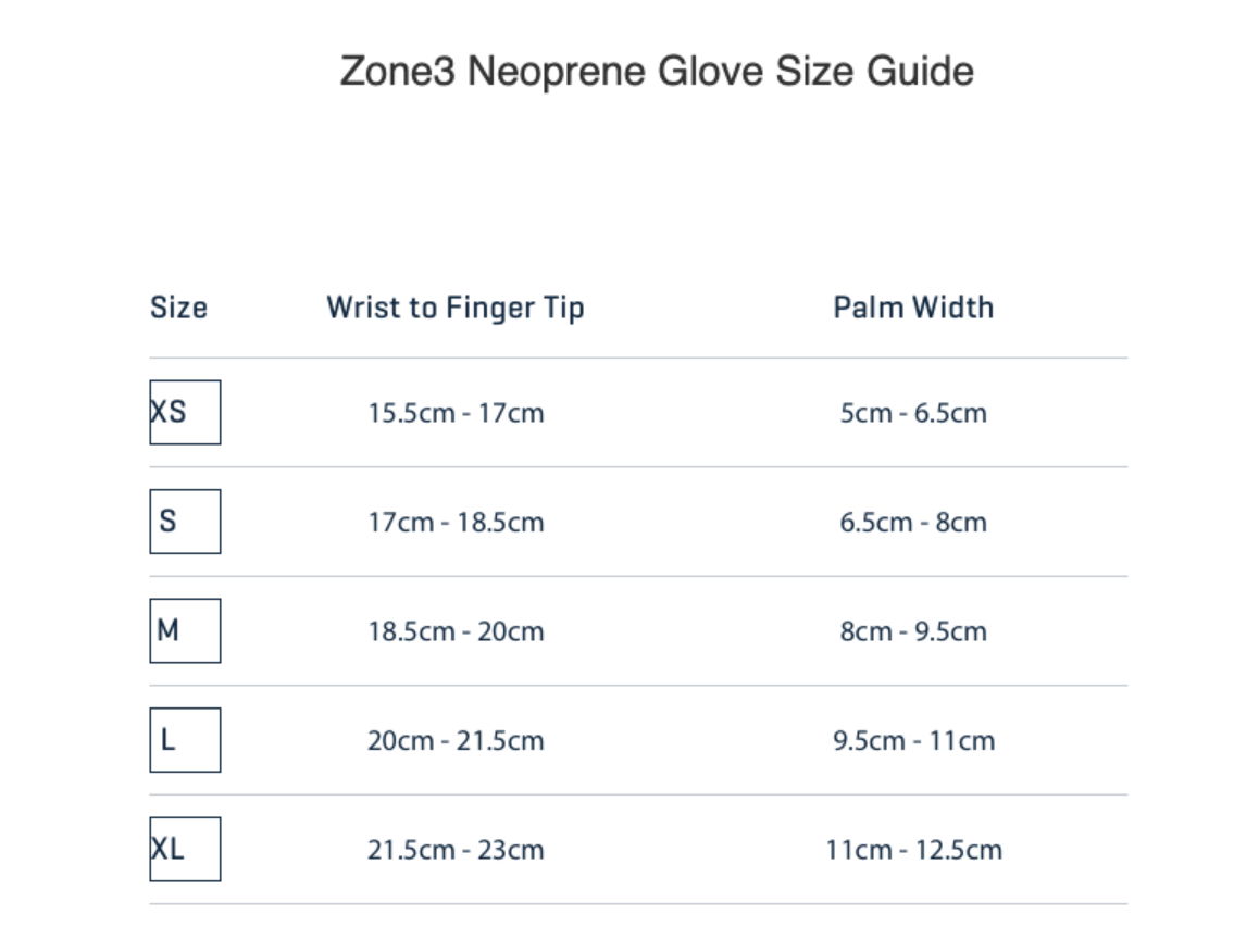 Zone3 Swim Gloves Heat Tech - 5