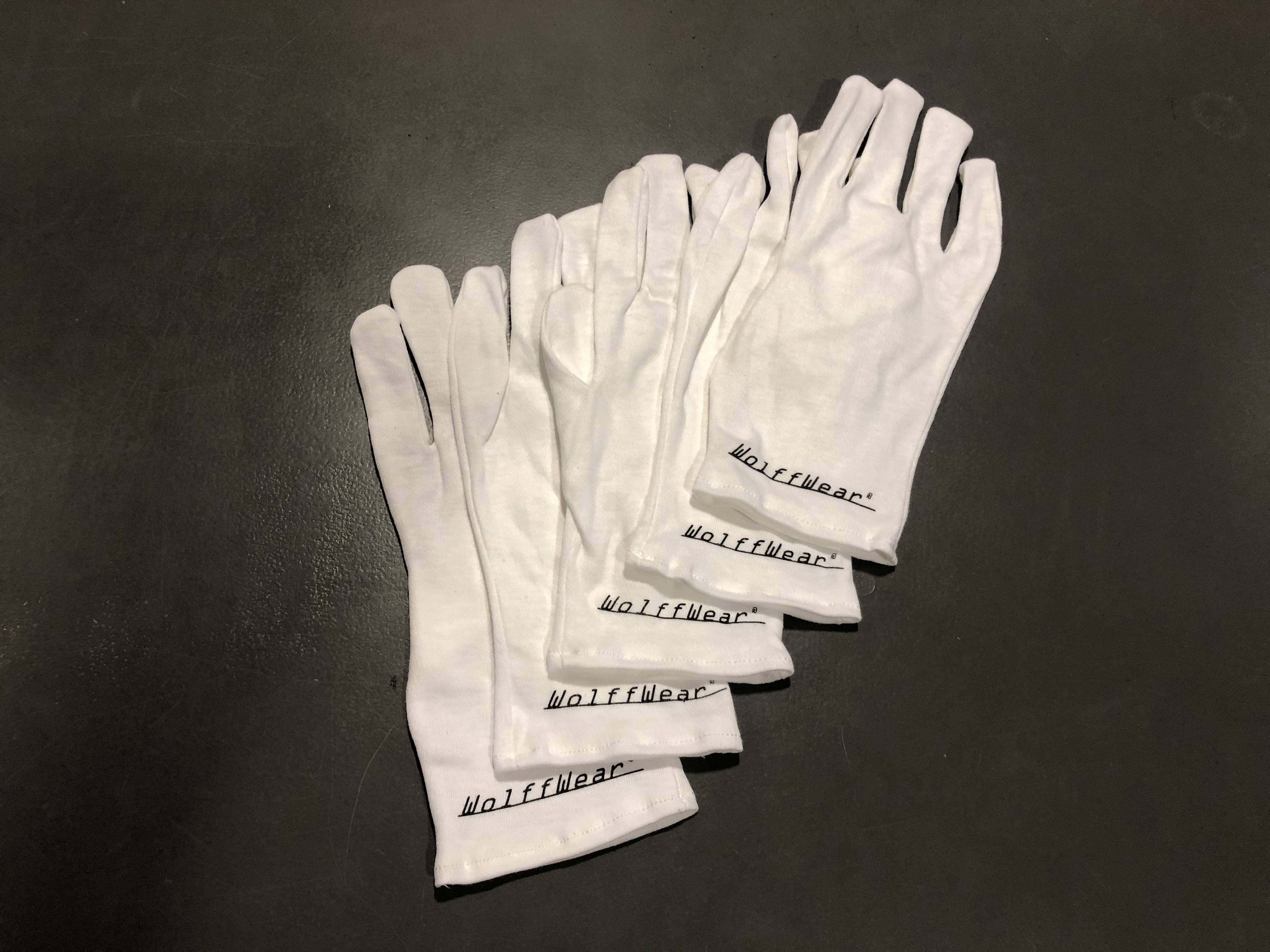 White Cotton Gloves - 5