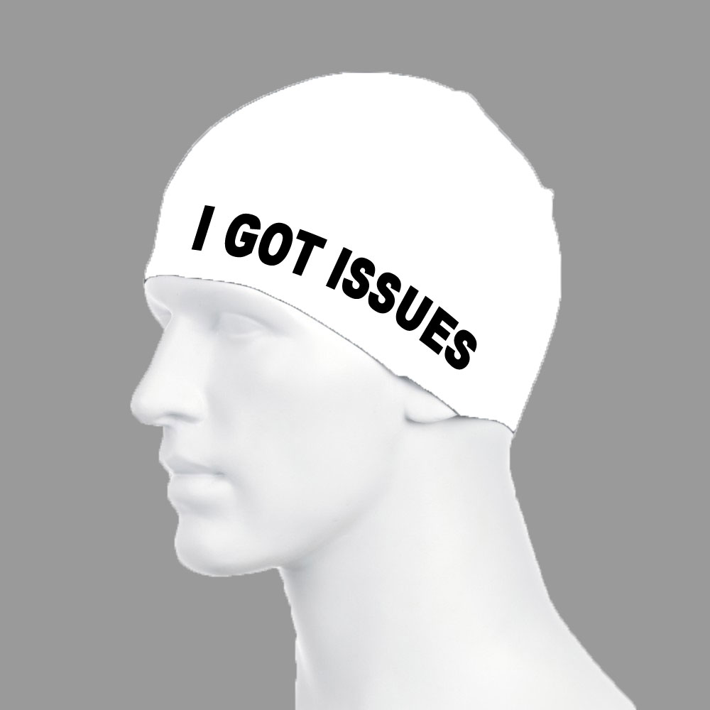 Silicone Swim Cap with quote - Limited edition - 2