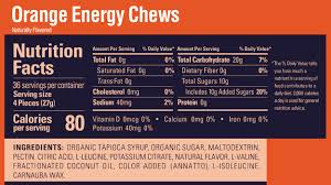 GU Energy chews - Orange,  16 piece - 3