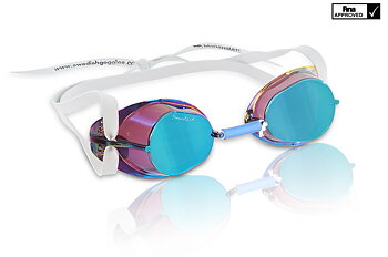 Malmsten Swedish Goggles Metallic -Blue Oil