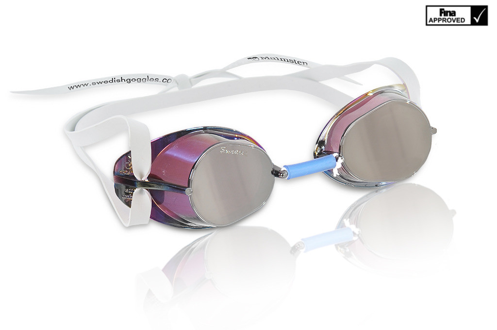 Malmsten Swedish Goggles Metallic -Silver