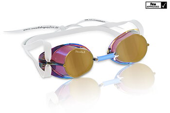 Malmsten Swedish Goggles Metallic -Gold
