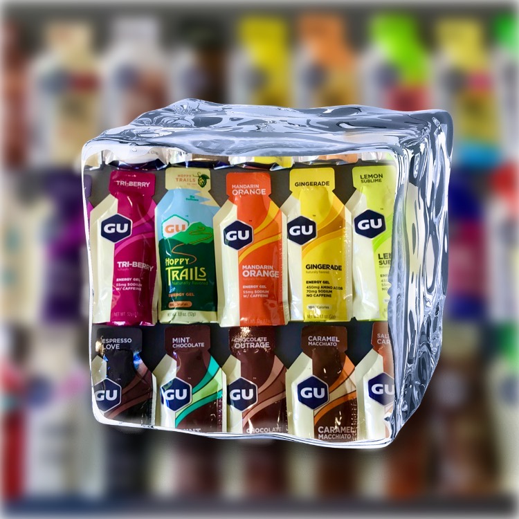 GU Energy Gel - The luxury box - 24 selected flavors - 14