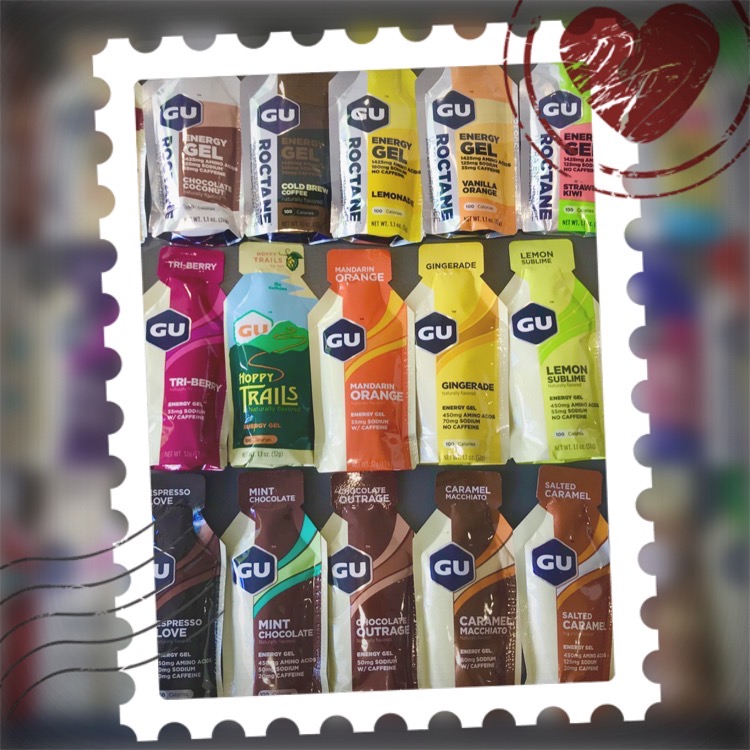 GU Energy Gel - The luxury box - 24 selected flavors - 9