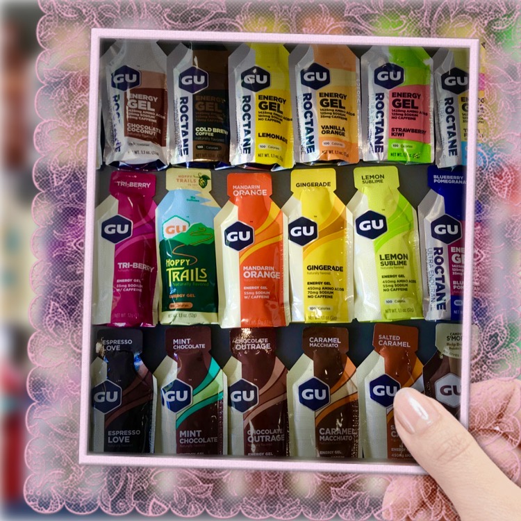 GU Energy Gel - The luxury box - 24 selected flavors - 12