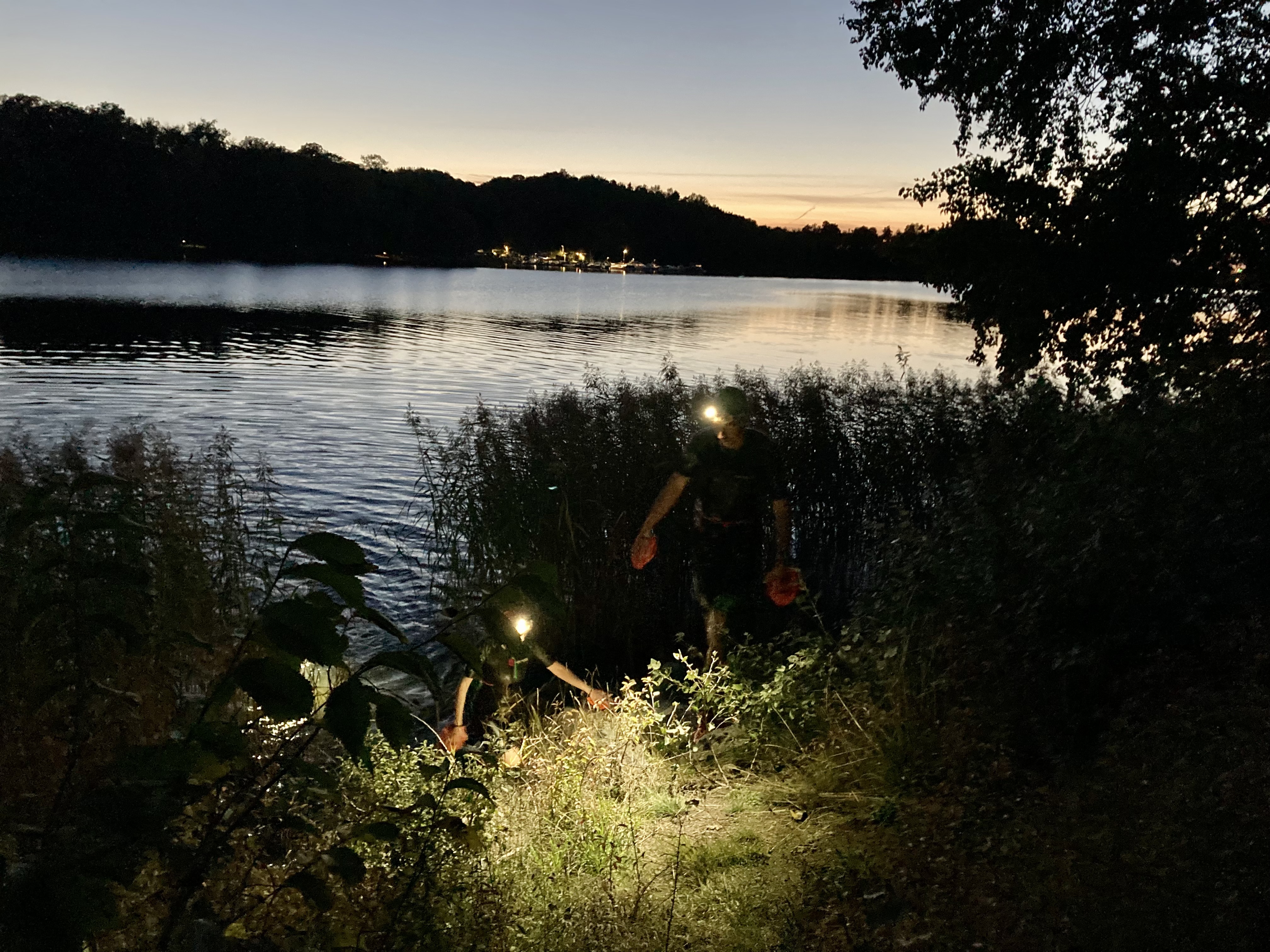 Night swimrun - Brunnsviken - 11