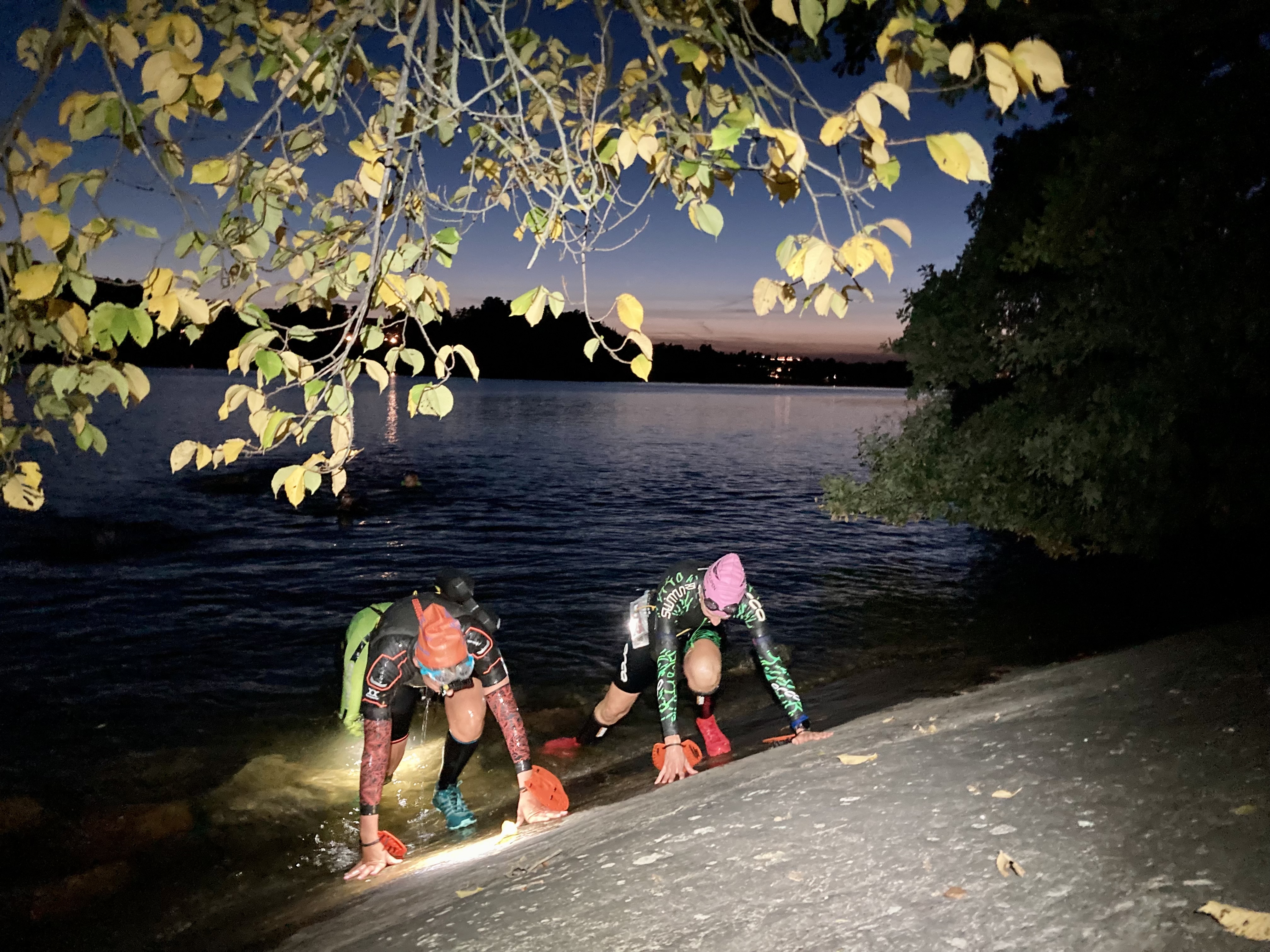 Night swimrun - Brunnsviken - 10