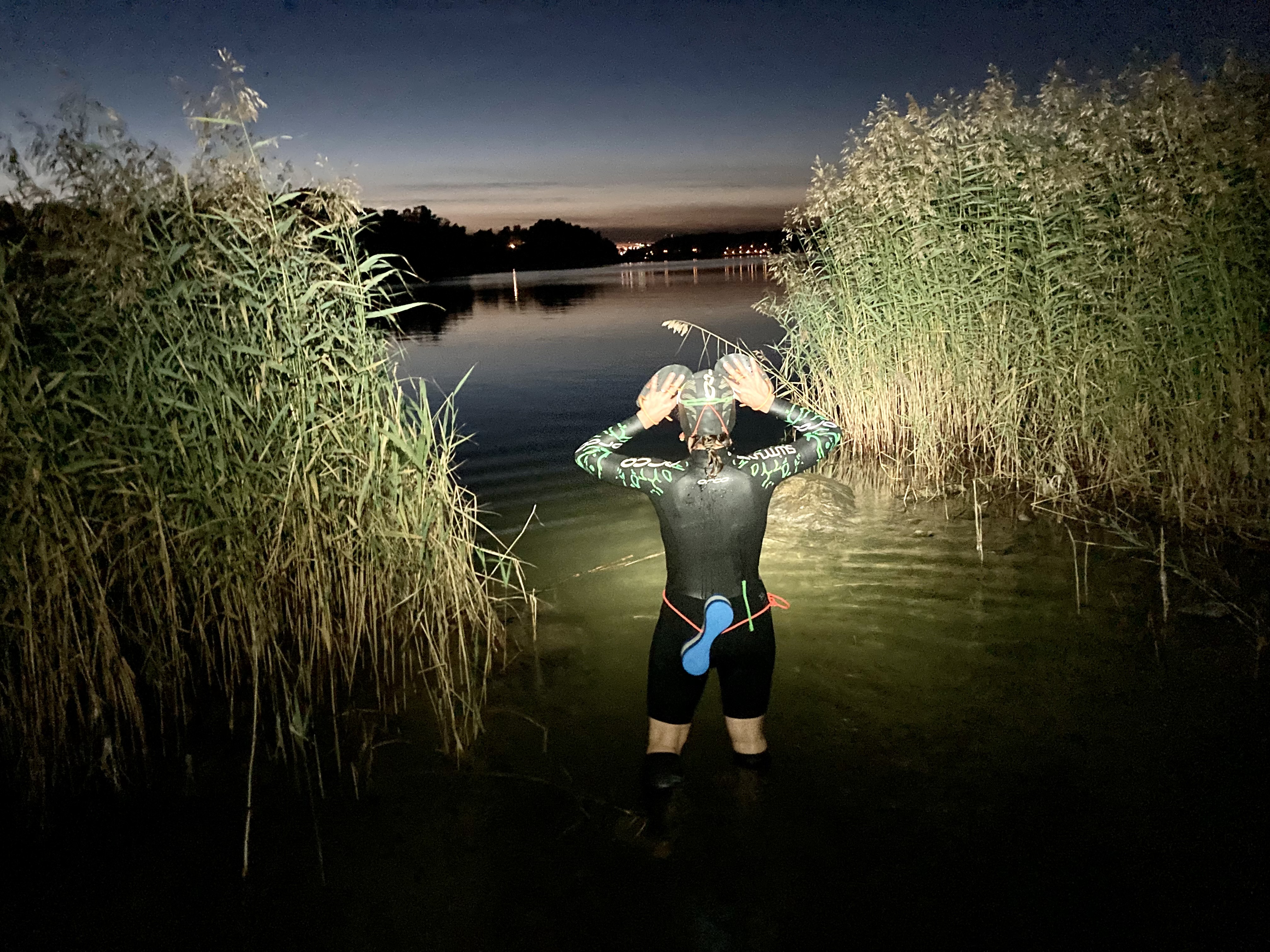 Night swimrun - Brunnsviken - 4