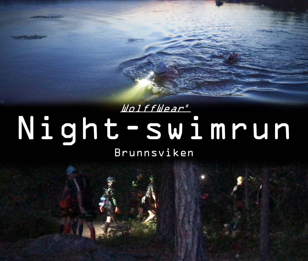 Night swimrun - Brunnsviken