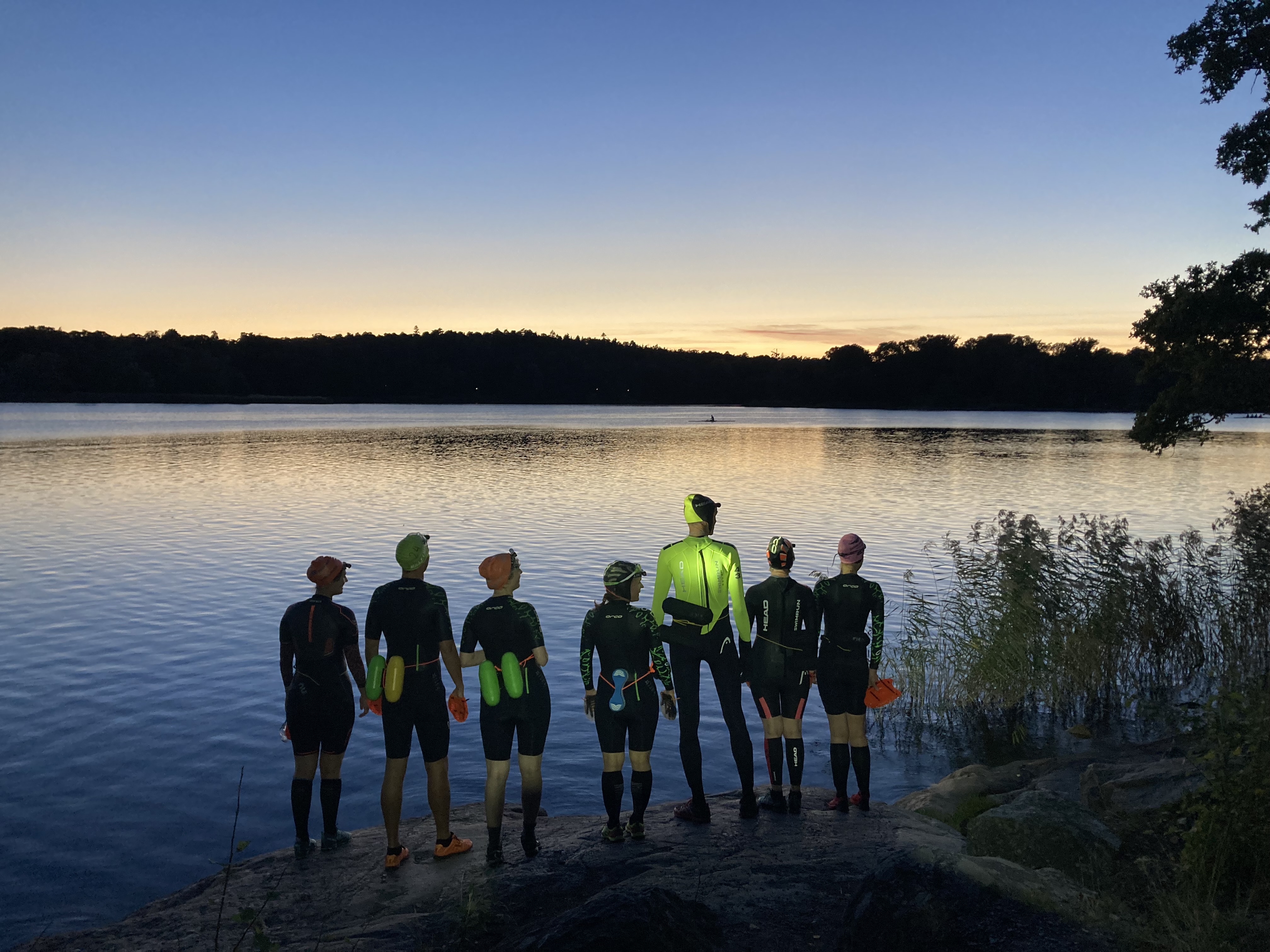 Night swimrun - Brunnsviken - 5
