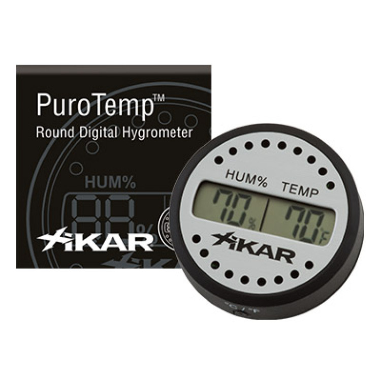 Xikar digital hygrometer - rund