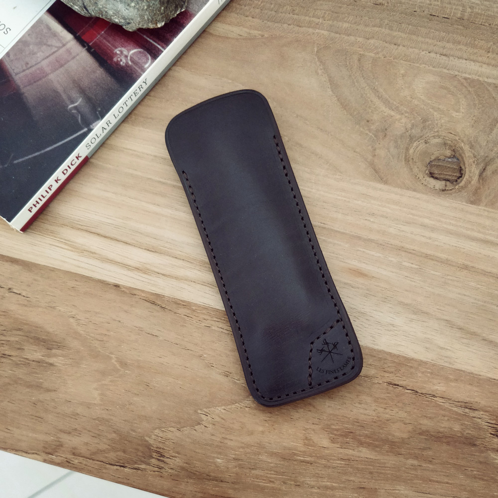 Les Fines Lames Le Petit Cigar Knife Sheath - Brown