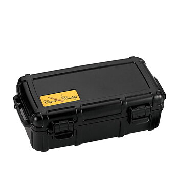 Cigar Caddy resehumidor 10 cigarrer - svart